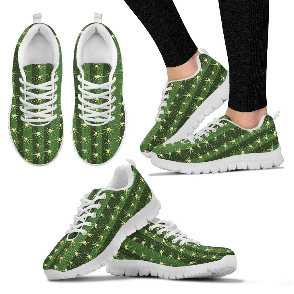 Cactus Skin Print Pattern Women Sneakers Shoes