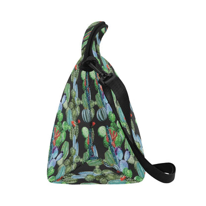 Cactus Watercolor Style Print Neoprene Lunch Bag (Model 1669)(Large)-JTAMIGO.COM
