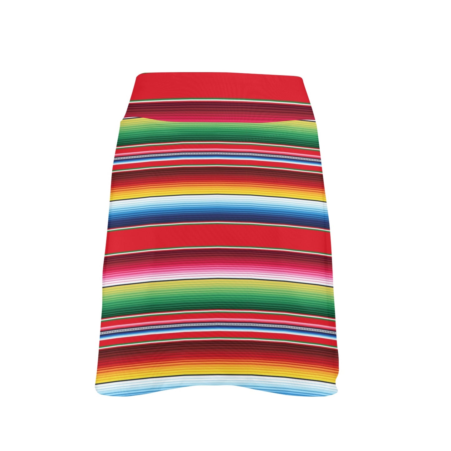 Serape Pattern Women's Golf Skirt with Pocket