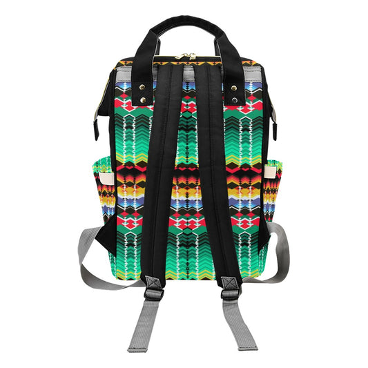 Serape Print Design LKS307 Diaper Bag Backpack