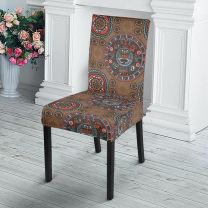 Calendar Aztec Design Print Pattern Dinning Chair Slipper-JTAMIGO.COM