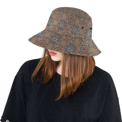 Calendar Aztec Design Print Pattern Unisex Bucket Hat