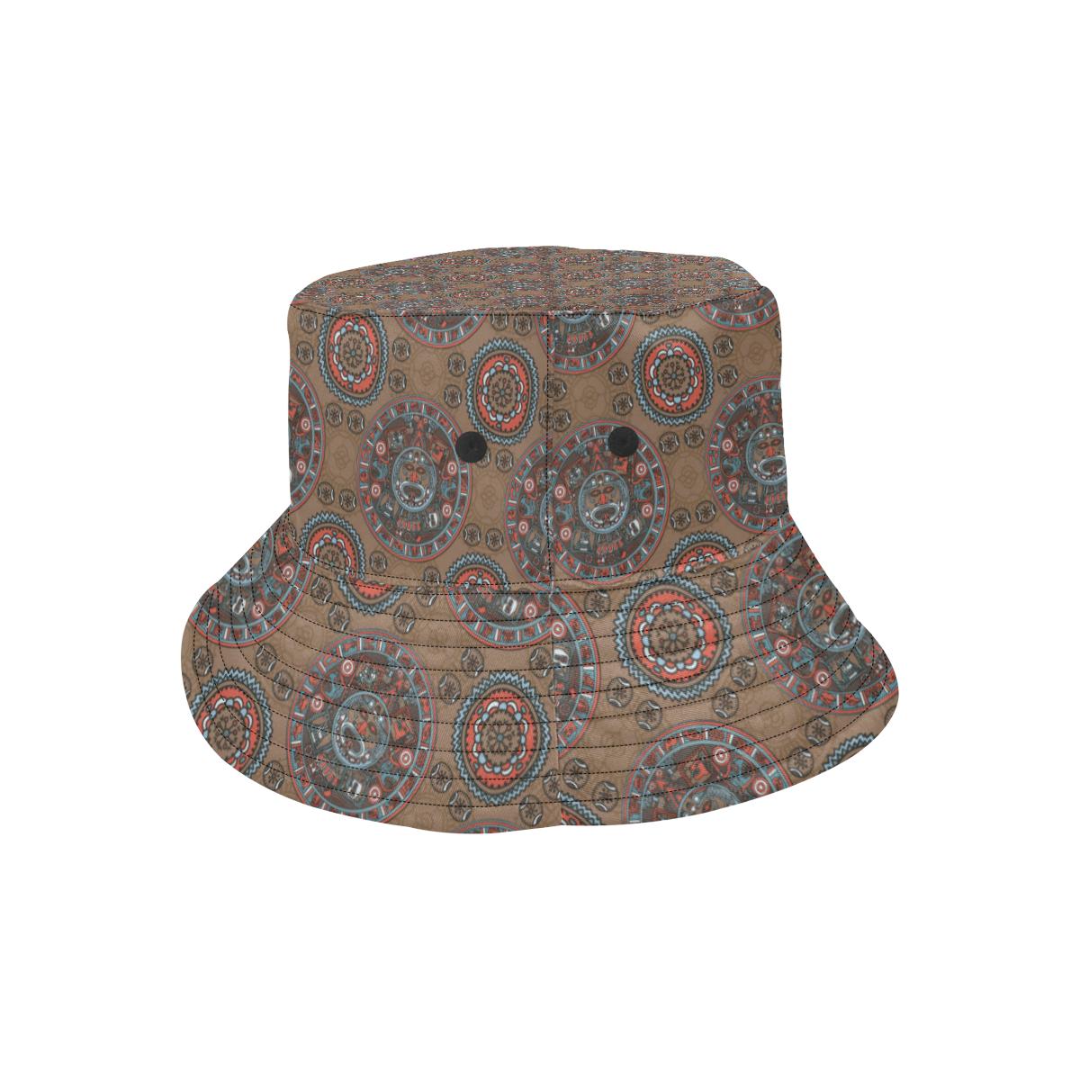 Calendar Aztec Design Print Pattern Unisex Bucket Hat