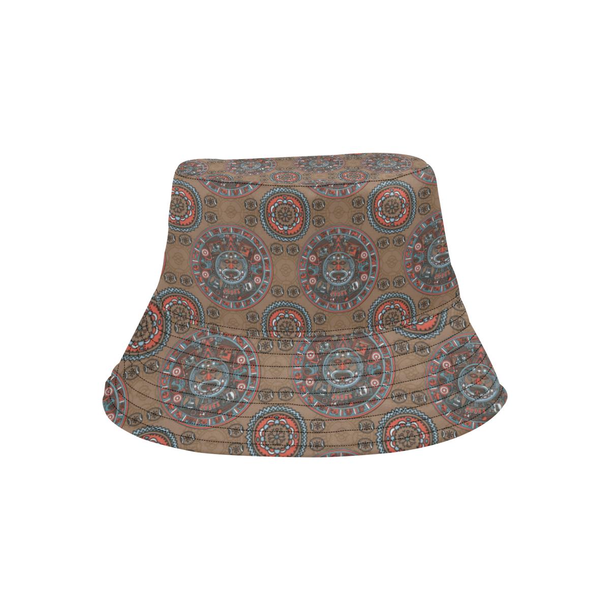 Calendar Aztec Design Print Pattern Unisex Bucket Hat