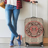Calendar Aztec Print Pattern Luggage Cover Protector