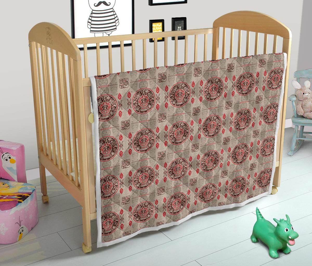 Calendar Aztec Print Pattern Premium Quilt-JTAMIGO.COM