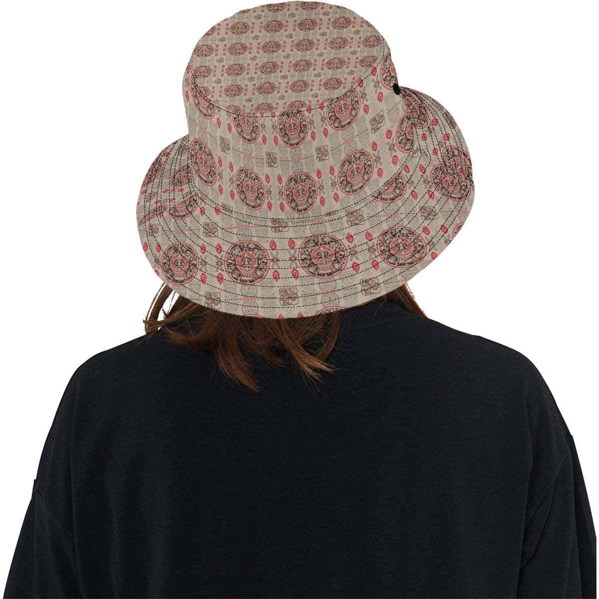 Calendar Aztec Print Pattern Unisex Bucket Hat