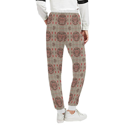 Calendar Aztec Print Pattern Unisex Casual Sweatpants (Model L11)-JTAMIGO.COM