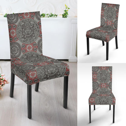 Calendar Aztec Style Print Pattern Dinning Chair Slipper-JTAMIGO.COM