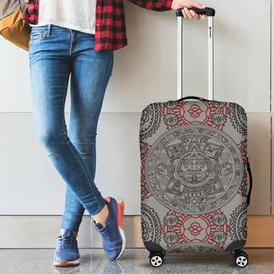 Calendar Aztec Style Print Pattern Luggage Cover Protector