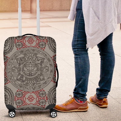 Calendar Aztec Style Print Pattern Luggage Cover Protector
