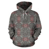 Calendar Aztec Style Print Pattern Pullover Hoodie