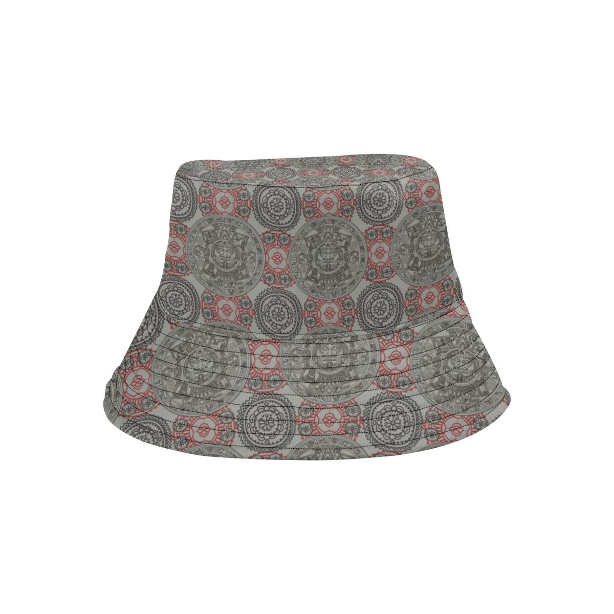 Calendar Aztec Style Print Pattern Unisex Bucket Hat