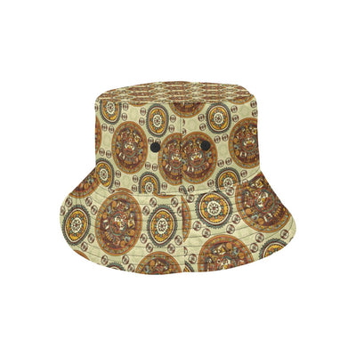 Calendar Aztec Themed Print Pattern Unisex Bucket Hat