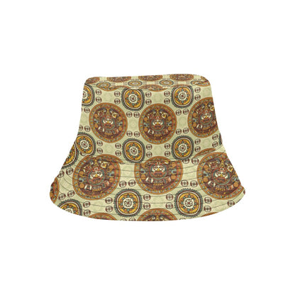 Calendar Aztec Themed Print Pattern Unisex Bucket Hat