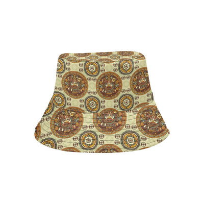 Calendar Aztec Themed Print Pattern Unisex Bucket Hat