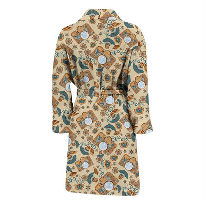 Camera Pattern Print Design 05 Men Bathrobe-JORJUNE.COM