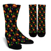 Camfire marshmallow Camping Design Print Crew Socks