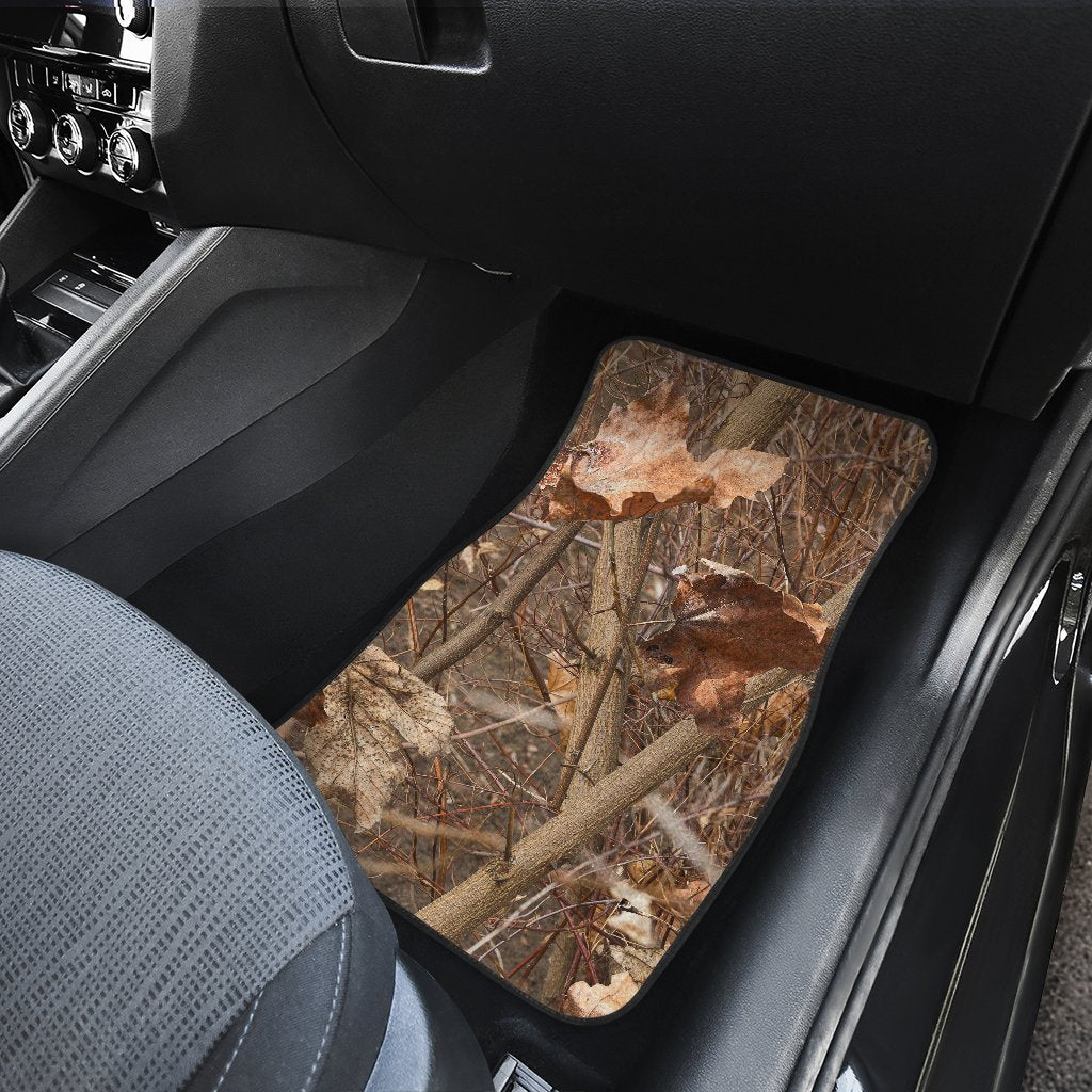Camo Realistic Tree Forest Autumn Print Car Floor Mats