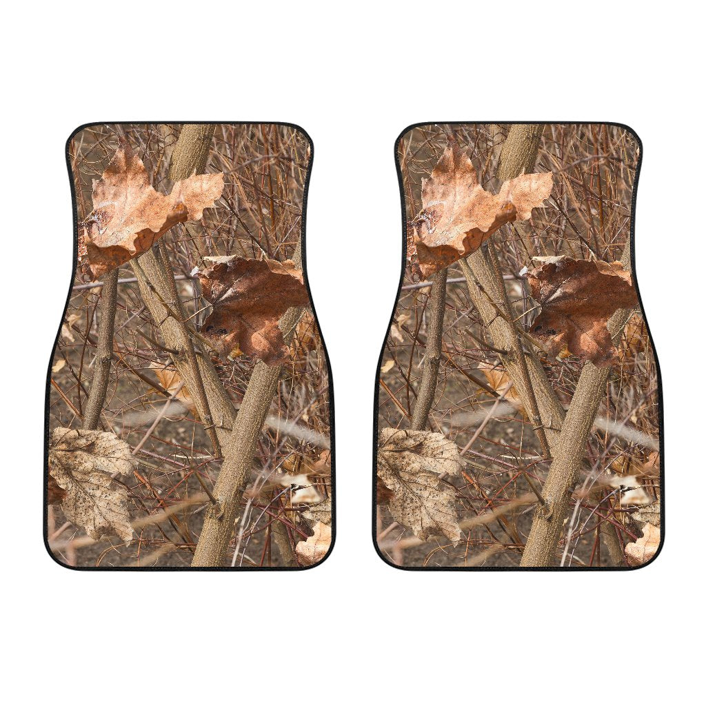 Camo Realistic Tree Forest Autumn Print Car Floor Mats