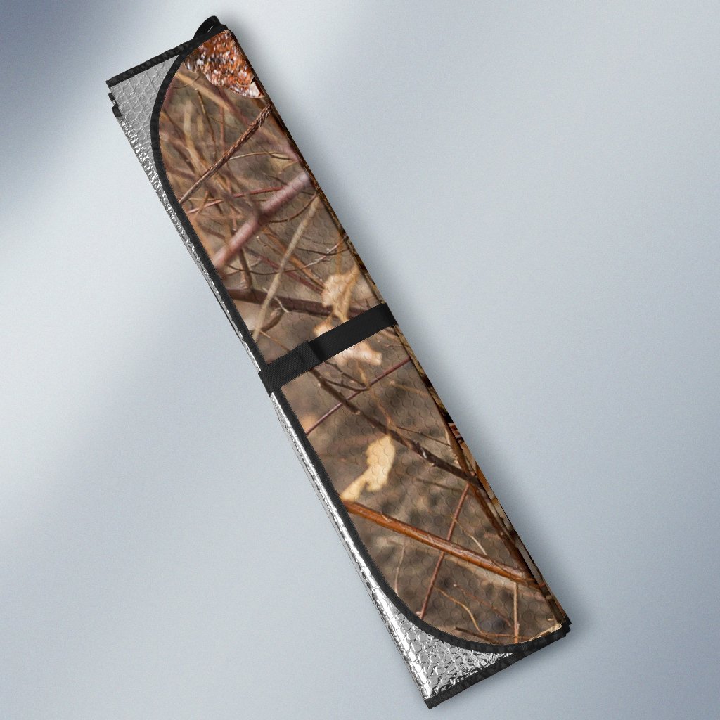 Camo Realistic Tree Forest Autumn Print Car Sun Shade For Windshield