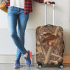 Camo Realistic Tree Forest Autumn Print Luggage Cover Protector