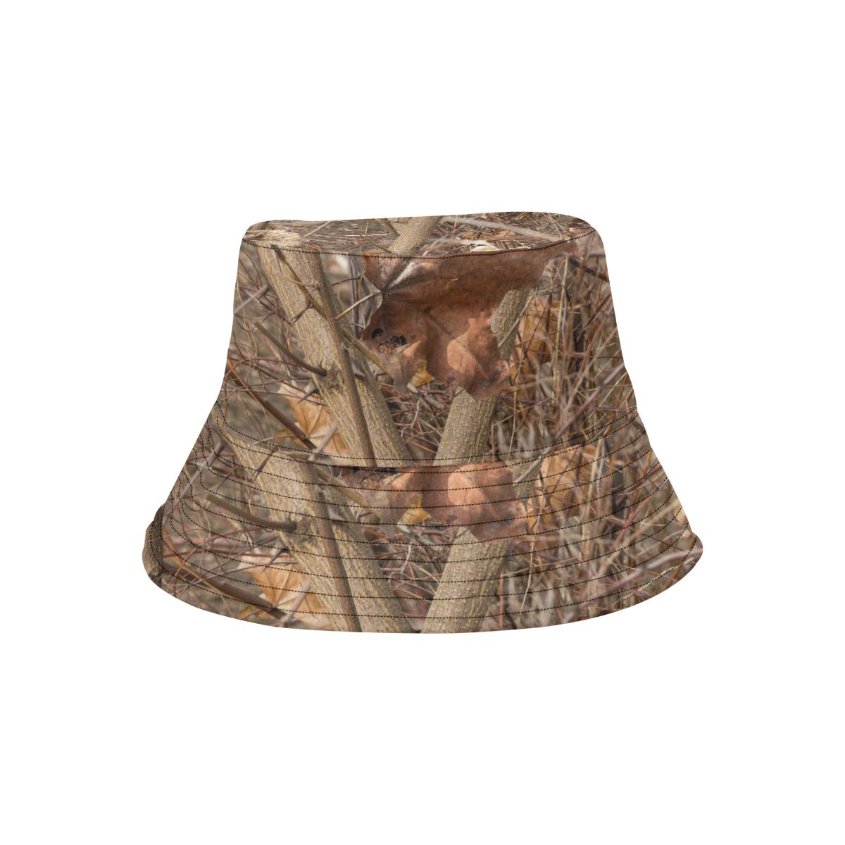 Camo Realistic Tree Forest Autumn Print Unisex Bucket Hat