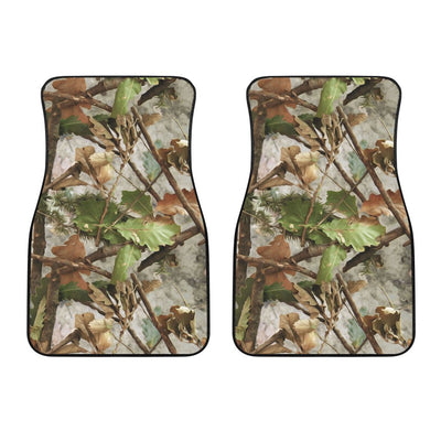 Camo Realistic Tree Forest Print Car Floor Mats