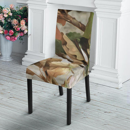 Camo Realistic Tree Forest Print Dinning Chair Slipper-JTAMIGO.COM