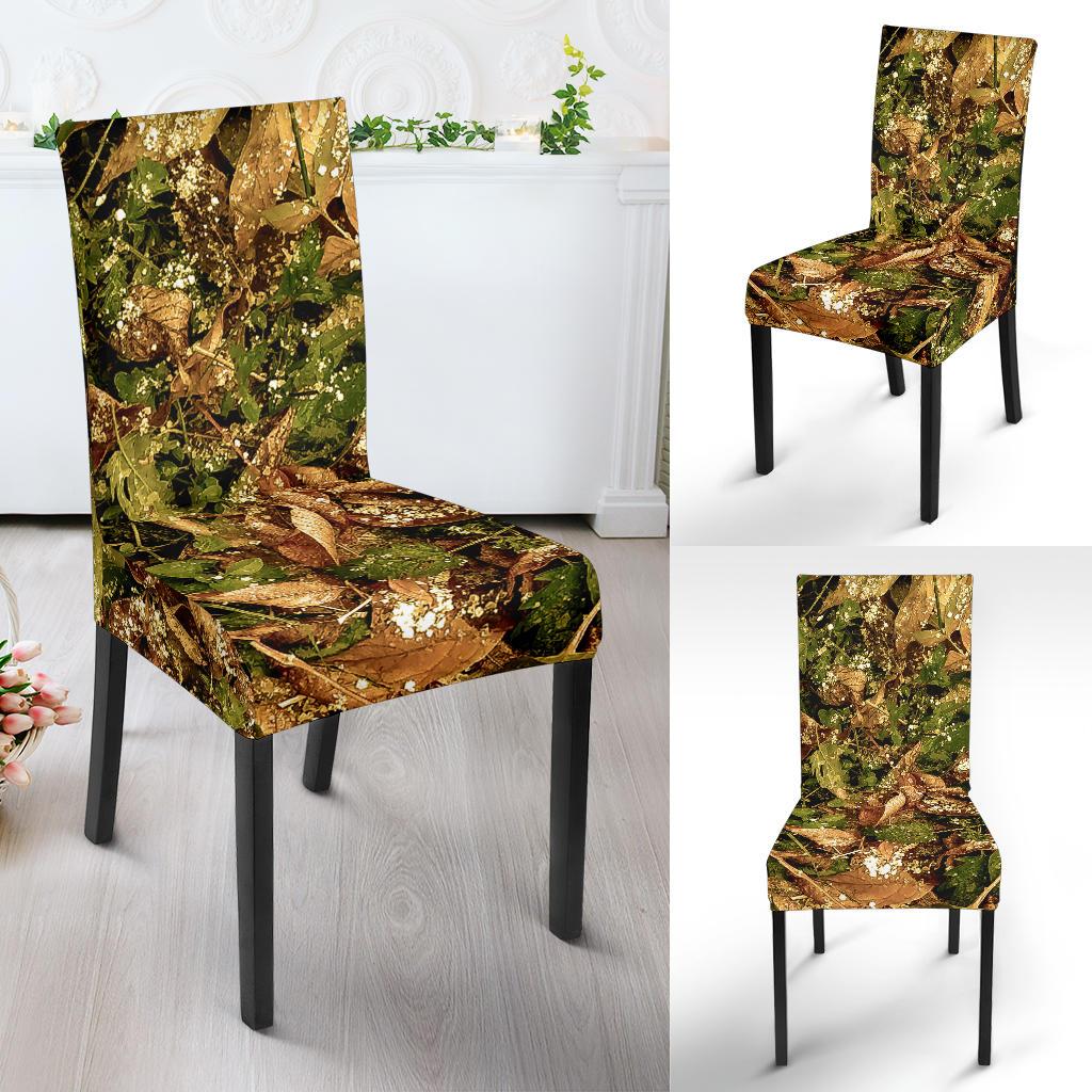 Camo Realistic Tree Forest Texture Print Dinning Chair Slipper-JTAMIGO.COM
