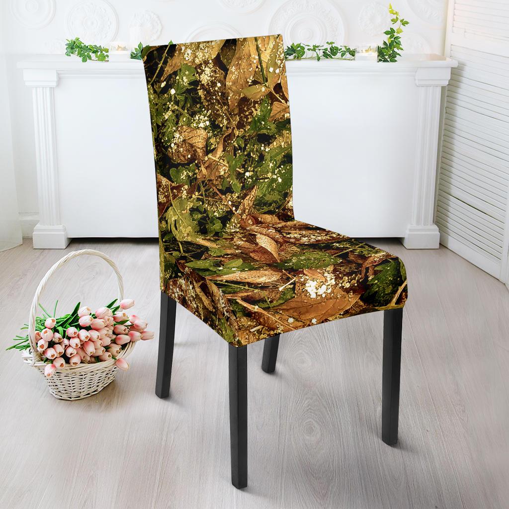 Camo Realistic Tree Forest Texture Print Dinning Chair Slipper-JTAMIGO.COM