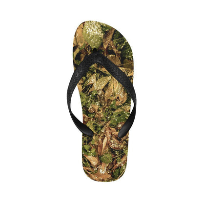 Camo Realistic Tree Forest Texture Print Flip Flops-JTAMIGO.COM