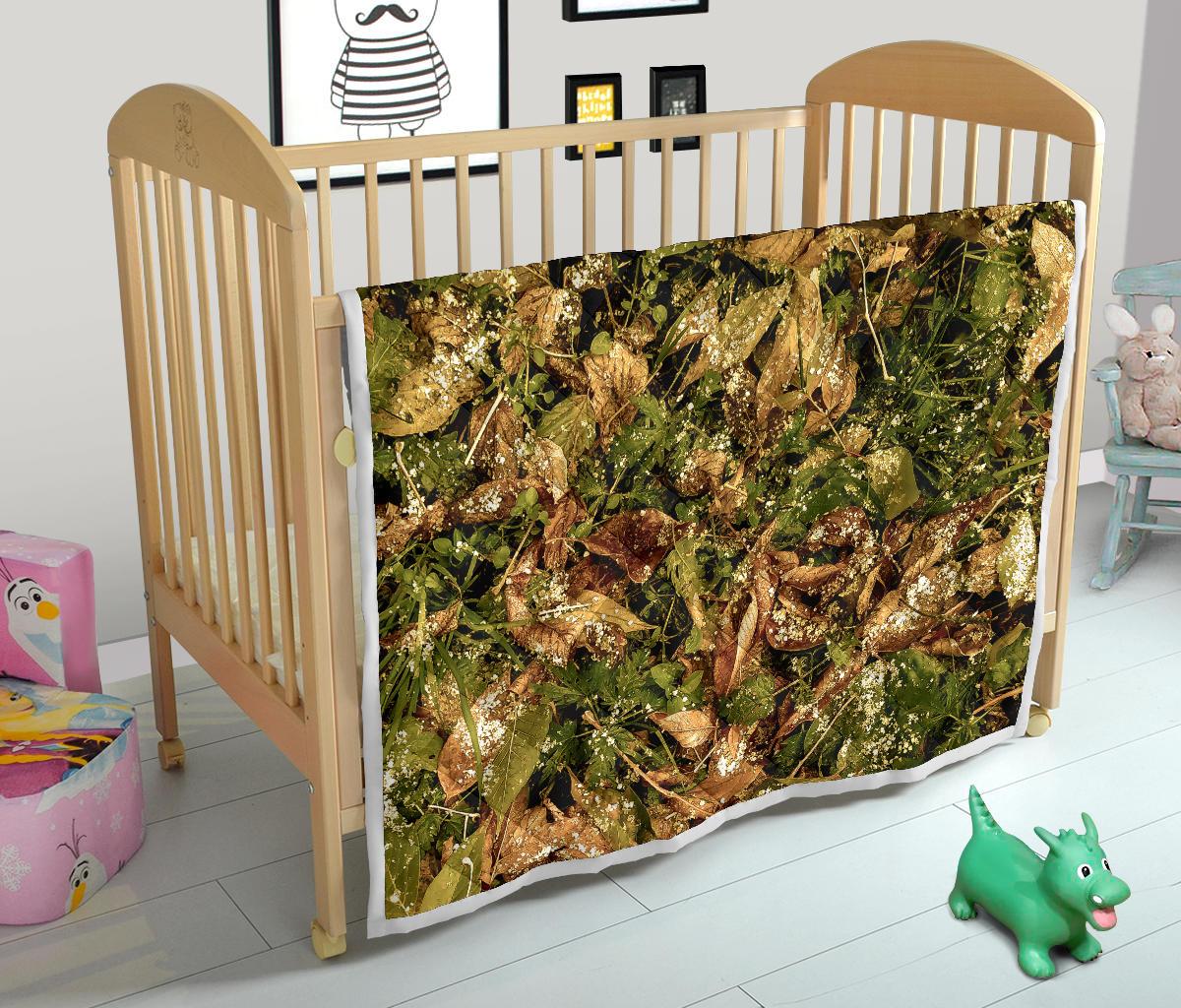 Camo Realistic Tree Forest Texture Print Premium Quilt-JTAMIGO.COM