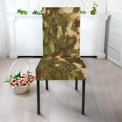 Camo Realistic Tree Texture Print Dinning Chair Slipper-JTAMIGO.COM