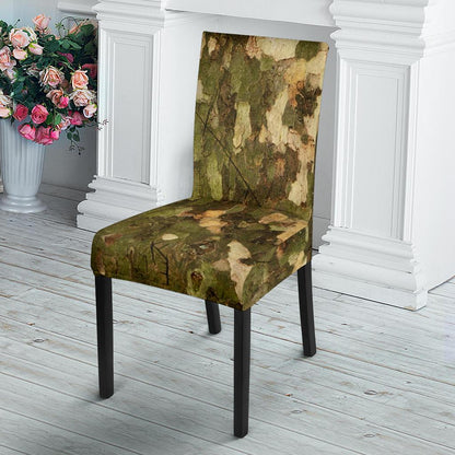 Camo Realistic Tree Texture Print Dinning Chair Slipper-JTAMIGO.COM