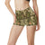 Camo Realistic Tree Texture Print High Waisted Spandex Shorts-JTAMIGO.COM