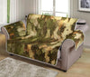 Camo Realistic Tree Texture Print Loveseat Sofa Protector-JTAMIGO.COM