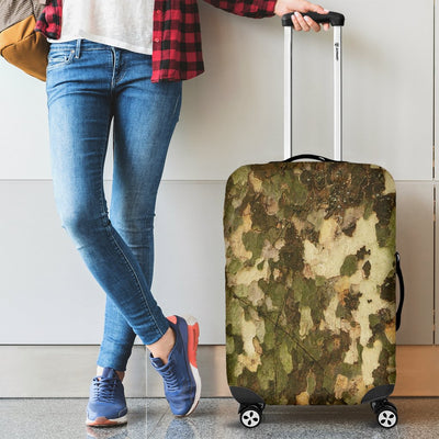 Camo Realistic Tree Texture Print Luggage Cover Protector