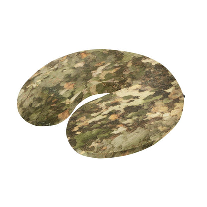 Camo Realistic Tree Texture Print U-Shaped Travel Neck Pillow-JTAMIGO.COM
