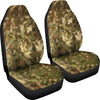 Camo Realistic Tree Texture Print Universal Fit Car Seat Covers