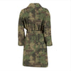 Camouflage Aztec Green Army Print Men Bath Robe-JTAMIGO.COM