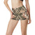 Camouflage Realistic Tree Authumn Print High Waisted Spandex Shorts-JTAMIGO.COM