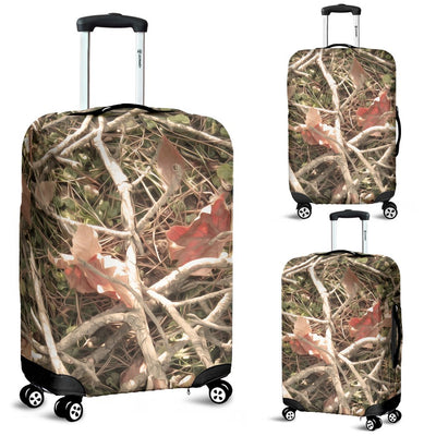 Camouflage Realistic Tree Authumn Print Luggage Cover Protector