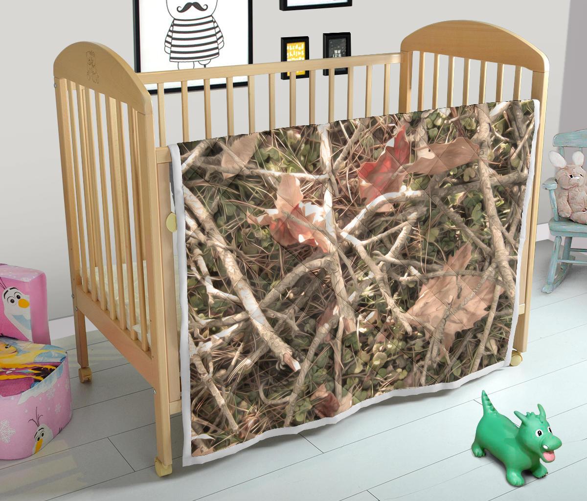 Camouflage Realistic Tree Authumn Print Premium Quilt-JTAMIGO.COM