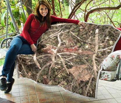Camouflage Realistic Tree Authumn Print Premium Quilt-JTAMIGO.COM