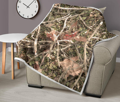 Camouflage Realistic Tree Authumn Print Premium Quilt-JTAMIGO.COM