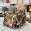 Camouflage Realistic Tree Authumn Print Recliner Slipcover-JTAMIGO.COM