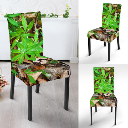 Camouflage Realistic Tree Fresh Print Dinning Chair Slipper-JTAMIGO.COM