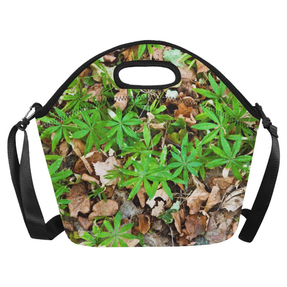 Camouflage Realistic Tree Fresh Print Neoprene Lunch Bag (Model 1669)(Large)-JTAMIGO.COM