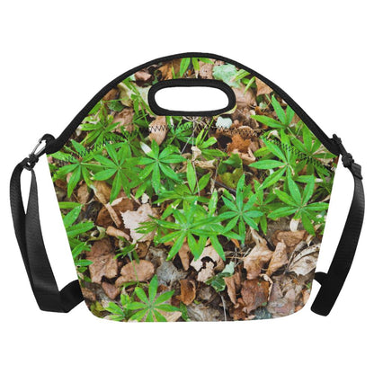 Camouflage Realistic Tree Fresh Print Neoprene Lunch Bag (Model 1669)(Large)-JTAMIGO.COM